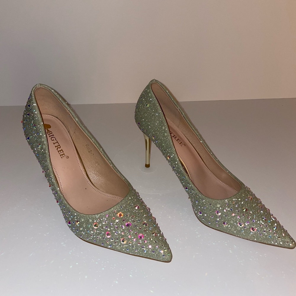 Swarovski crystal Cinderella Heels